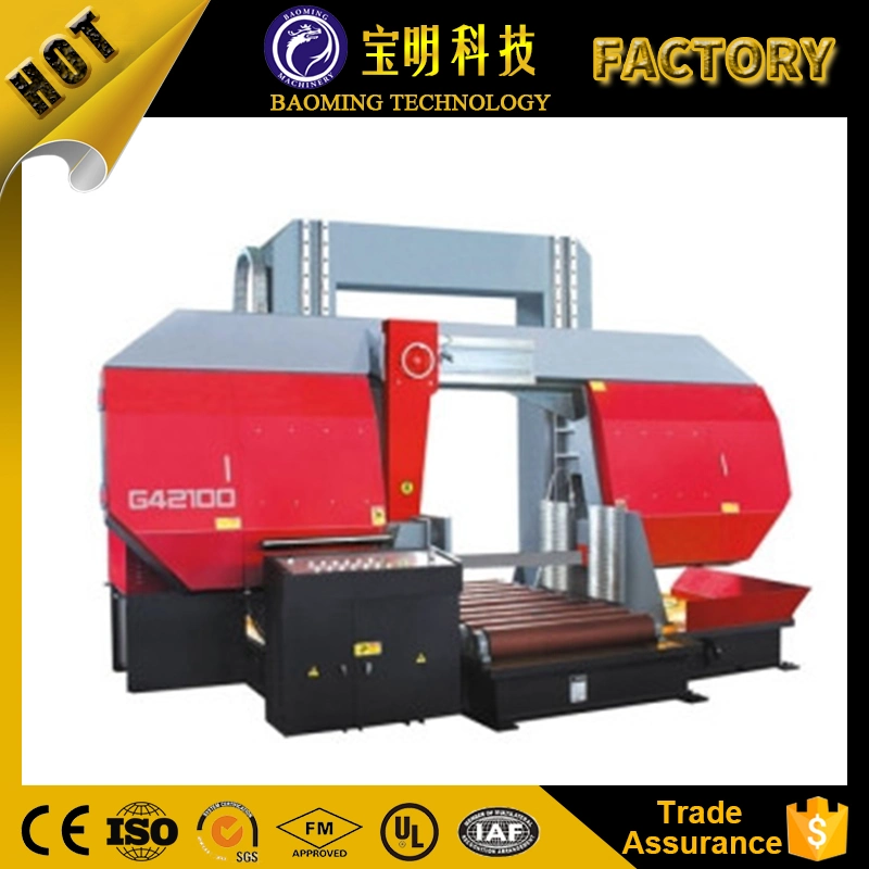 Ce Horizontal Double Column Hydraulic Automatic CNC Band Saw Machine