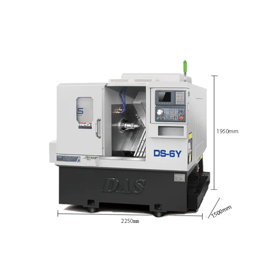 Bonne qualité tour automatique CNC tour CNC à double broche tour de changeur d'outils CNC avec mandrin hydraulique